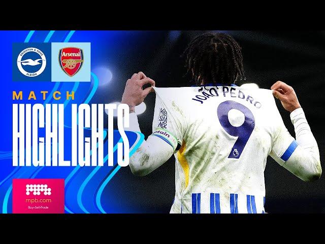 HIGHLIGHTS | Brighton v Arsenal | Premier League