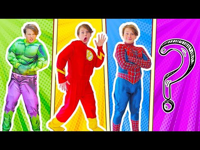 Three Colored Costumes + more videos for kids with Adriana and Ali