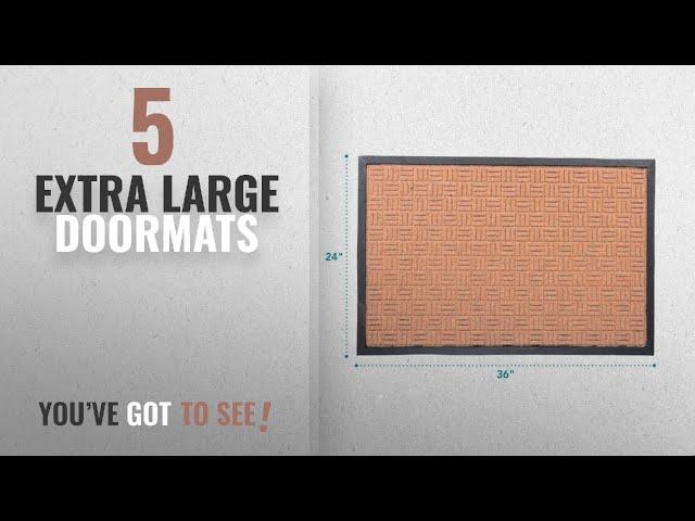 Top 10 Extra Large Doormats [2018 ]: Milliard XL Doormat Jumbo Indoor & Outdoor Entrance Door Mat 24