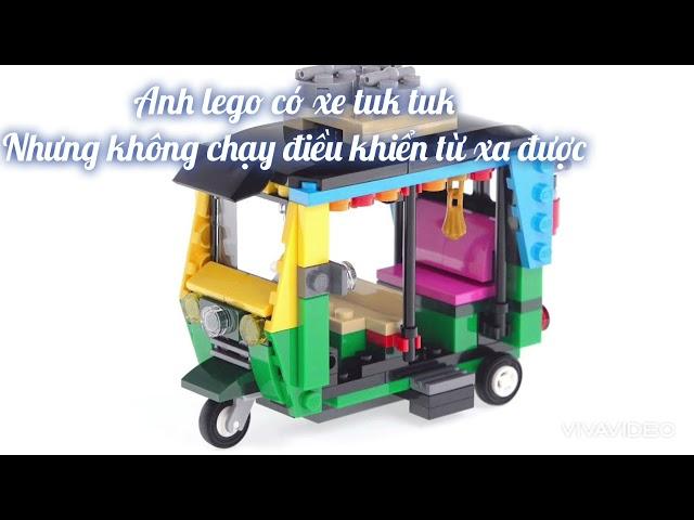 Lego Tuk Tuk ( Moc ) with RC - Lắp ghép xe Tuk Tuk lego