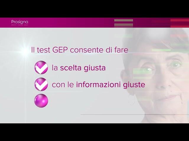 ll mio test personalizzato sul tumore del seno