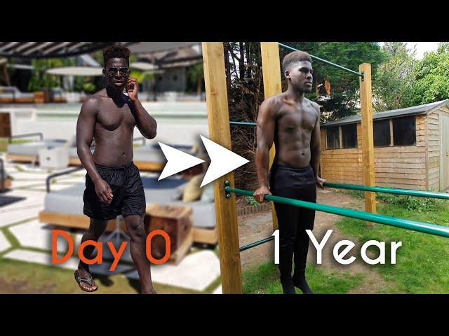 1 Year CALISTHENICS Transformation | BODYWEIGHT BODYBUILDING