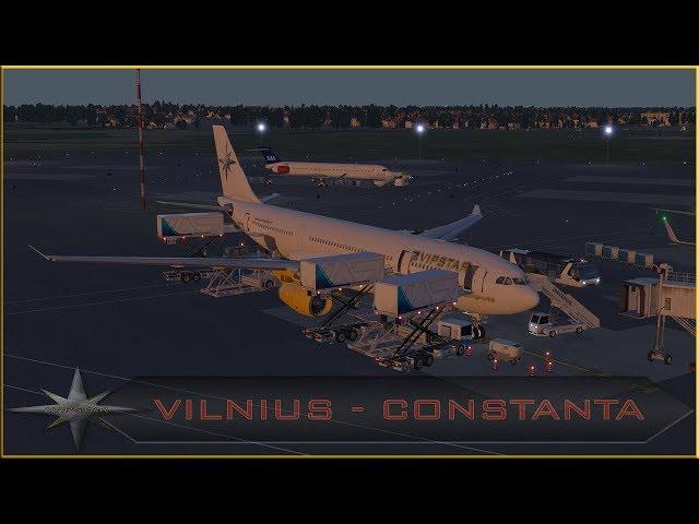 X Plane 11 | A330 2vipstar | Vilnius - Constanta  | Ivao