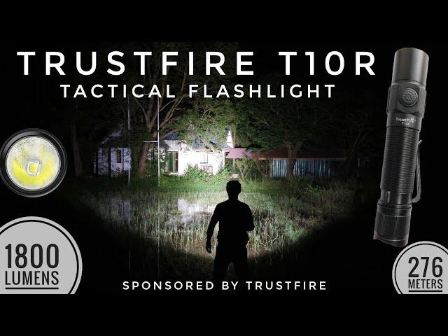 TrustFire T10R, Tactical Flashlight, SST40, 1800 lm 276 m & Discount code (โค้ดส่วนลด)