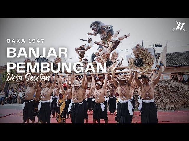 "Spektakulernya Banjar Pembungan dalam Lomba Ogoh-Ogoh Desa Adat Sesetan Caka 1947"