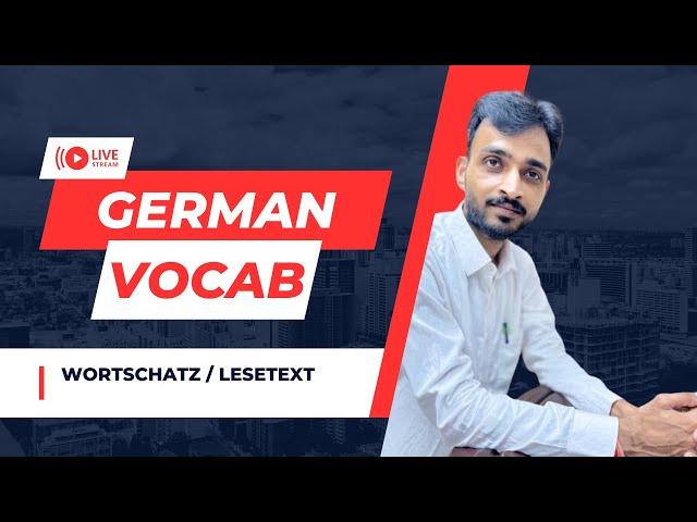 German VOCABULARY | LEARN DAILY NEW GERMAN WORDS | LESETEXT | T