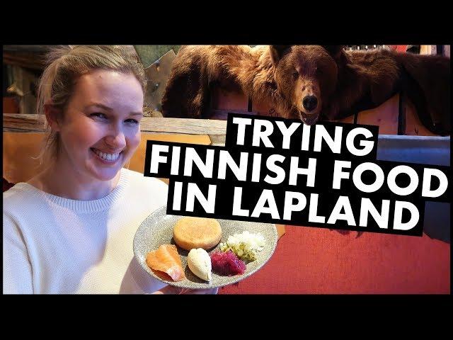 Trying Finnish Food In Lapland