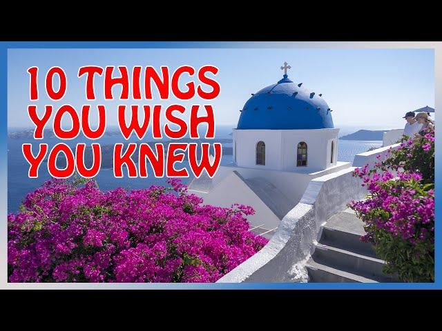 Santorini : 10 things you NEED TO KNOW before coming in 2025