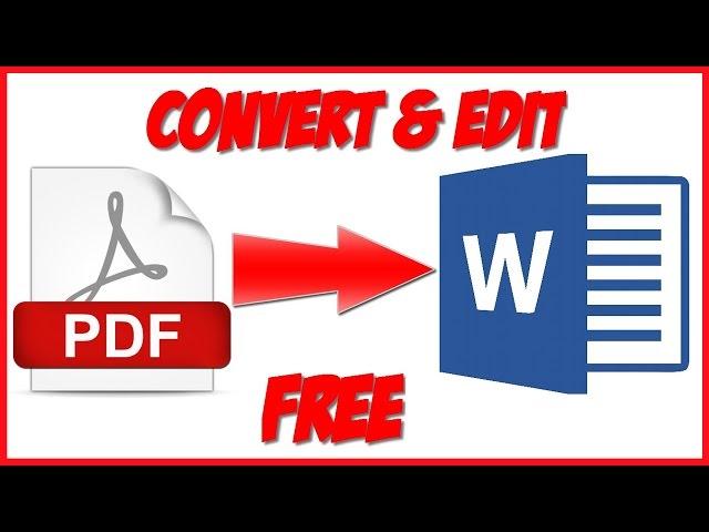 pdf to word converter and editor