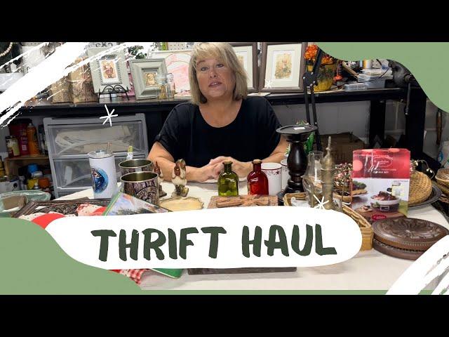 Thrift Haul/Thrifting for resale/Finding secondhand treasures and what to do with them.