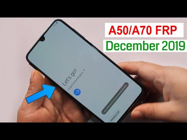 Samsung Galaxy A70 Frp Bypass/Reset Google Account Lock December 2019