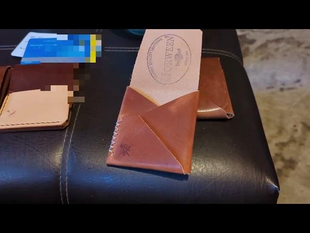 Open Sea Leather Wallets, which one is better for you? Tosider Mini Houbei 2.0 50/50 Review ASMR