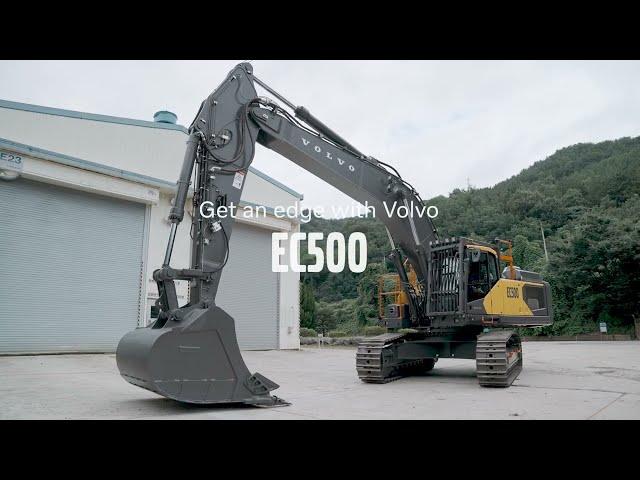 Volvo EC500 Crawler Excavator - giving you an edge in performance