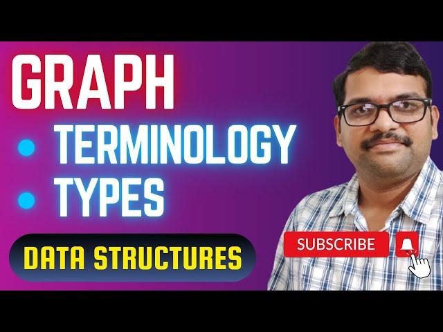 GRAPH TERMINOLOGY & TYPES OF GRAPHS - DATA STRUCTURES