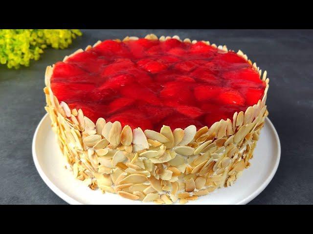 Cake that melts in your mouth!  Simple and very tasty. The best strawberry cake.