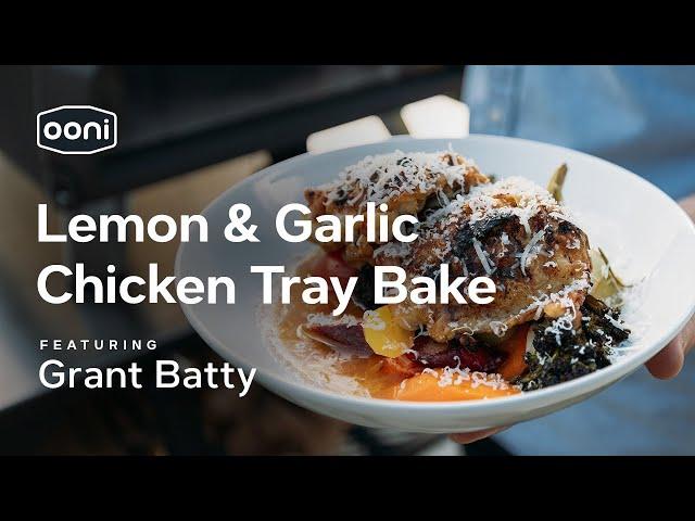 Lemon & Garlic Chicken Tray Bake | Recipe | Ooni Pizza Ovens