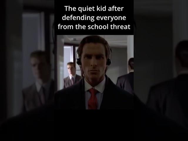 Normal day for the quiet kid