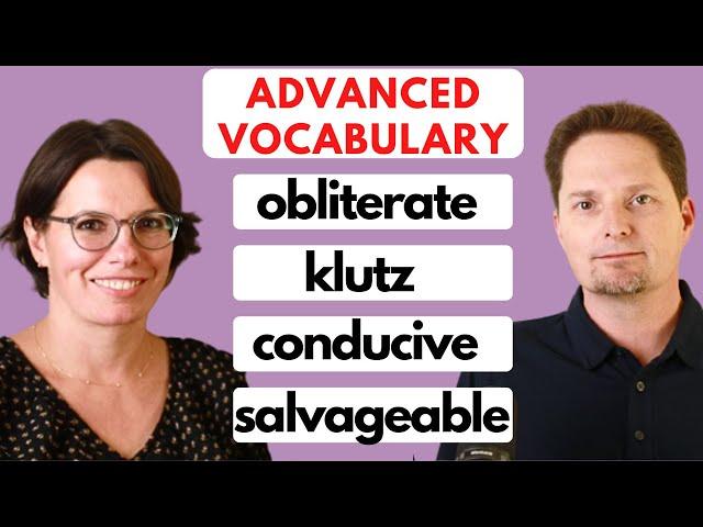 ENGLISH VOCABULARY / INTERACTIVE ENGLISH / ENGLISH LESSON / AMERICAN ENGLISH / ADVANCED VOCABULARY
