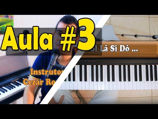 Aula de Teclado 03 - A Escala de Dó Maior (Exercício de agilidade)