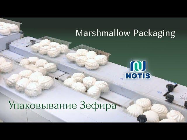 Линия упаковки зефира - NOTIS - marshmallow packing line