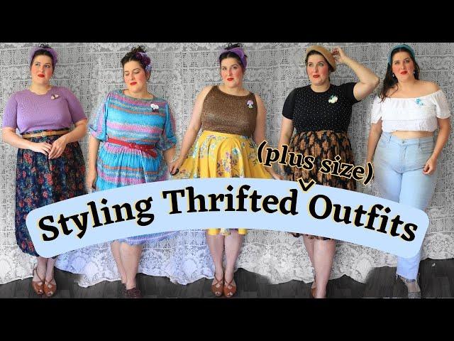 HOW TO THRIFT VINTAGE OUTFITS || My tips for finding vintage-style clothes + five outfits for spring