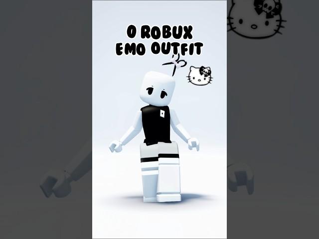 0 ROBUX EMO OUTFIT #roblox #lanah #lanahyt