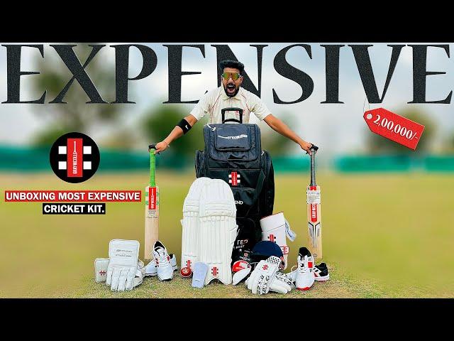 UNBOXING Gray Nicolls Expensive Cricket Kit | Worth rs 2 Lakh‍