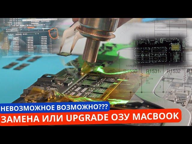 Замена ОЗУ или апгрейд оперативной памяти MacBook Pro 2019г.  Upgrade RAM с инструкцией по схеме