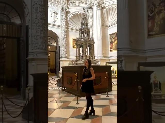 Tourist's Amazing Voice Echoes Through Cathedral in Seville