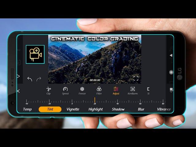 Cinematic  Video Color Grading In Film maker Pro App