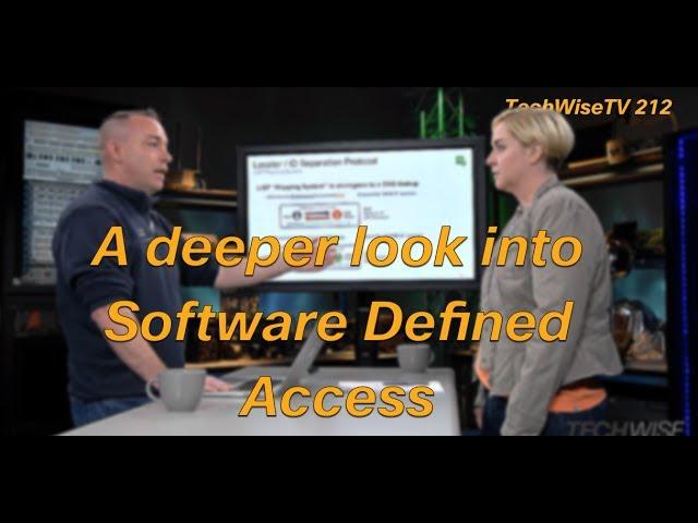 Deep Dive into Software Defined Access