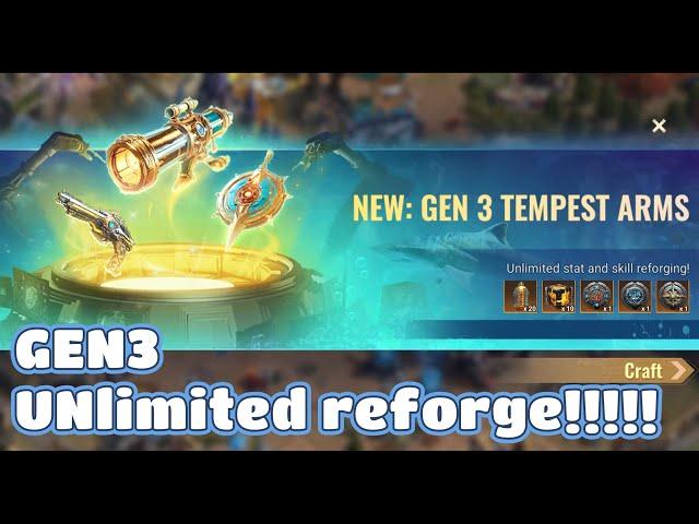 State of Survival : Gen 3 tempest is out ! and it has unlimited reforge !!