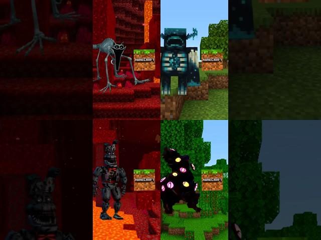 Monsters VS Titans VS FNAF VS Digital Circus!!! #minecraft