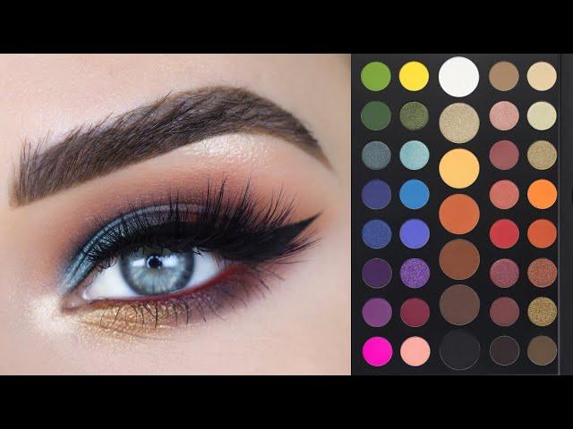 Morphe x James Charles Palette | Colorful Eyeshadow Tutorial