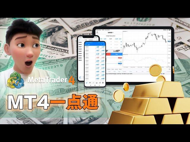 MT4 兩分鐘快速上手｜MetaTrader4 教學｜外匯黃金開單必備