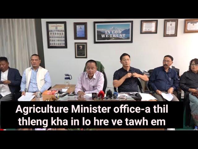 Breaking News : Agri Minister Office a thil thleng pui lutuk kha hei le.