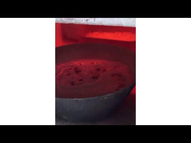 Burning /Ashing gold loaded activated carbon