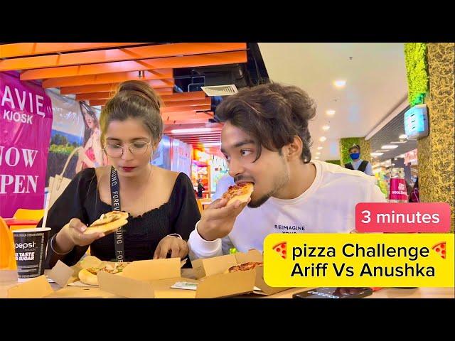 Ariff Anushka 3 Min Pizza Challenge Vlog️Jaldi Dekho #mrariffvlogs