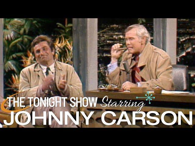 Peter Falk Talks Columbo and Johnny Does His Best Impersonation | Carson Tonight Show