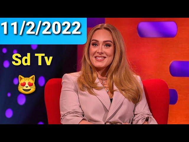 Graham Norton Show 11/2/2022 Adele, Dame Helen Mirren, Jim Broadbent, Golda Rosheuvel, George Ezra