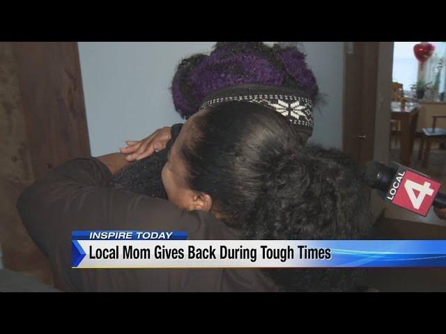 Inspire Today: A mom who gives back to others