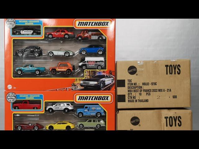 Chase Report week 12 2022 pt. 1/2 : Matchbox 2022 Moving Parts A, Best Of France A & 9-packs