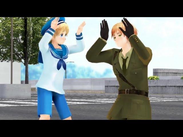 【APH/Hetalia MMD】Caramelldansen【ｳｯｰｳｯｰｳﾏｳﾏ(ﾟ∀ﾟ)】