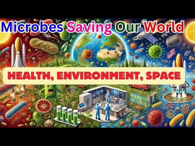 Microbes Saving Our World: Health, Environment & Space Impact