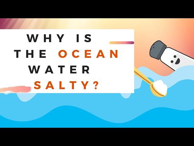 why ocean water is salty| why sea water is salty?