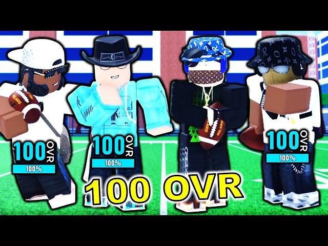 100 OVR GOD SQUAD Takes Over THE PARK! (Ultimate Football Roblox)