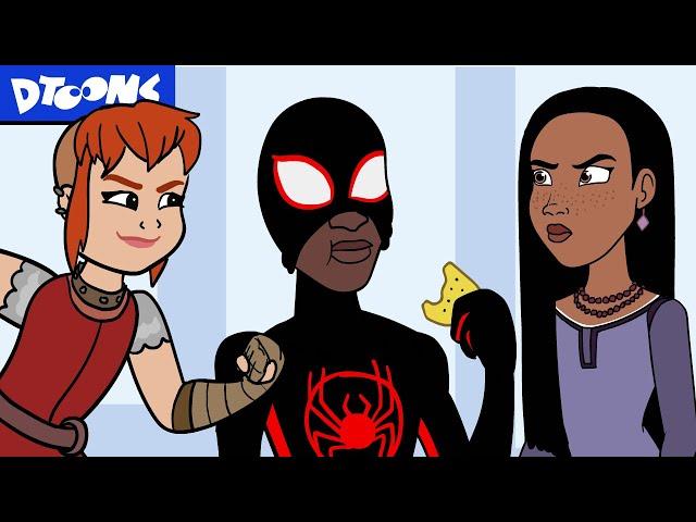 Miles Morales, Nimona and Wish in Cartoon Cafe!