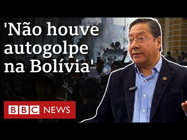 Presidente Luis Arce nega ter havido autogolpe na Bolívia | Entrevista à BBC News Brasil