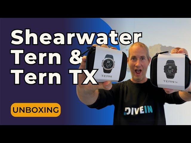 Shearwater Tern and TX Dive Computers - Unboxing