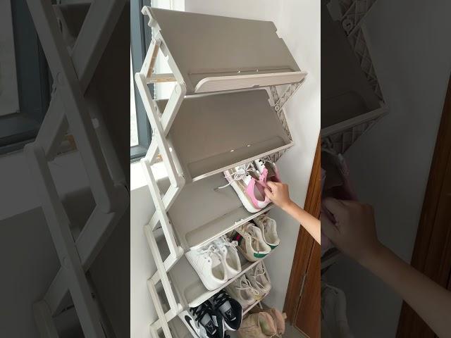 Small entryway shoe storage. Shoe organizer: https://bit.ly/3NwOERP